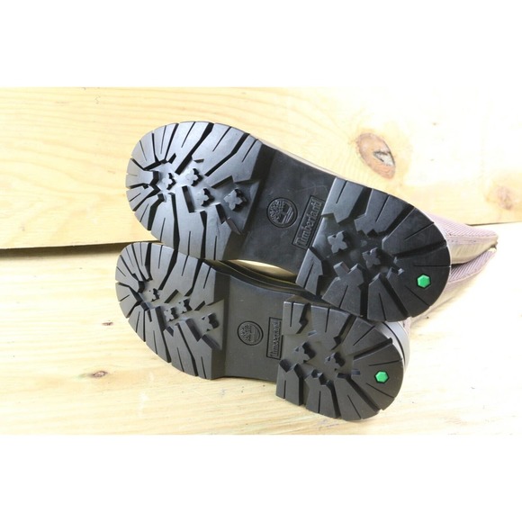 NWOT Timberland Boots Women 9.5 Brown Leather Malynn Waterproof Tall Shoes - Picture 7 of 10